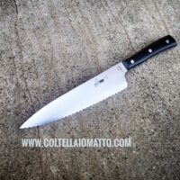 Coltello trinciante cuoco Maglio Nero Iside POM cm 21