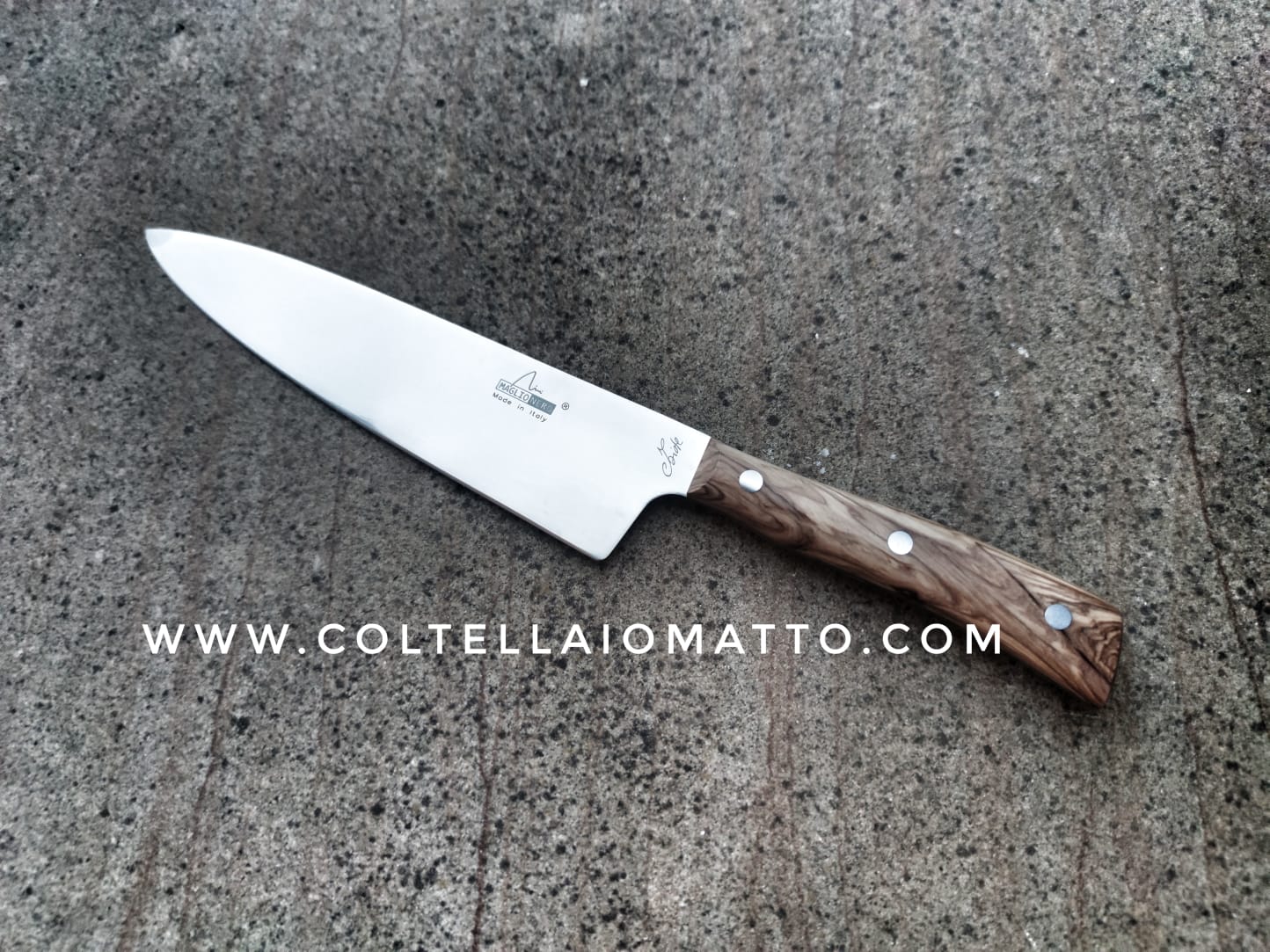Trinciante 25 cm - Linea Iside - Maglio nero - made in Italy - UV1625 -  Coltellaiomatto