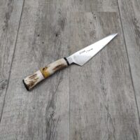 COLTELLO PANE DA 22 CM - MANICO IN CORNO - FONTANI - Coltellaiomatto