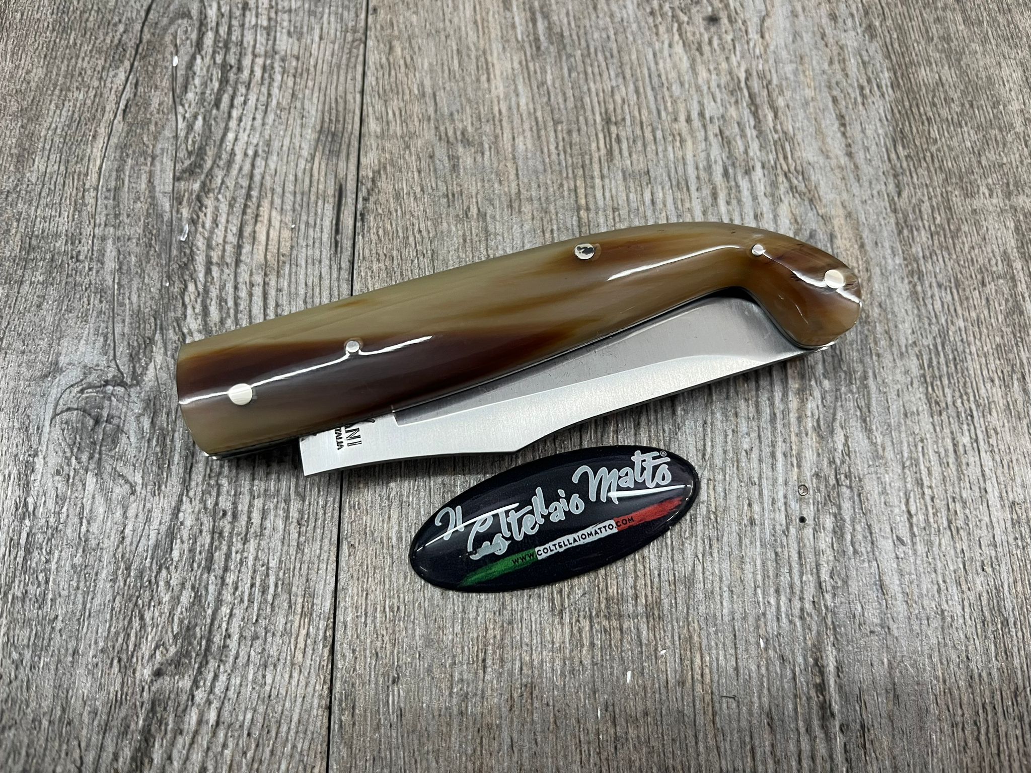 COLTELLO ZUAVA IN CORNO  Bonannini Caccia e Pesca